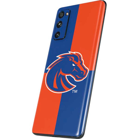 Boise State University Broncos Checkered Galaxy S20 Fan Edition Skin